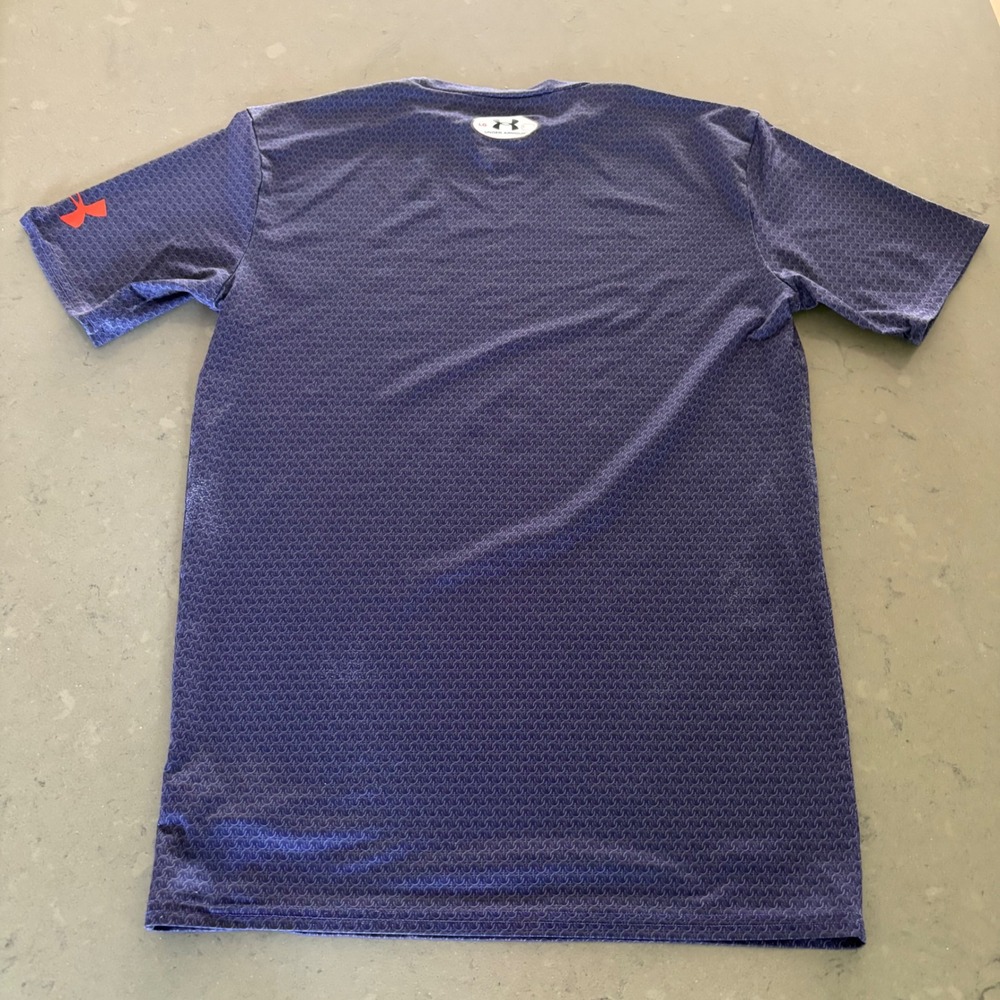 Under Armour Alter Ego Superman Compression Shirt Mens Large Blue HeatGear Tee - Picture 6 of 7